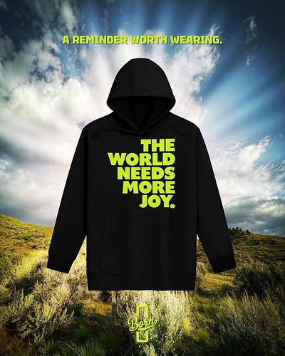 A reminder worth wearing.

#oregon
#oregonborn
#iamoregonborn
#supportlocal
#theworldneedsmorejoy