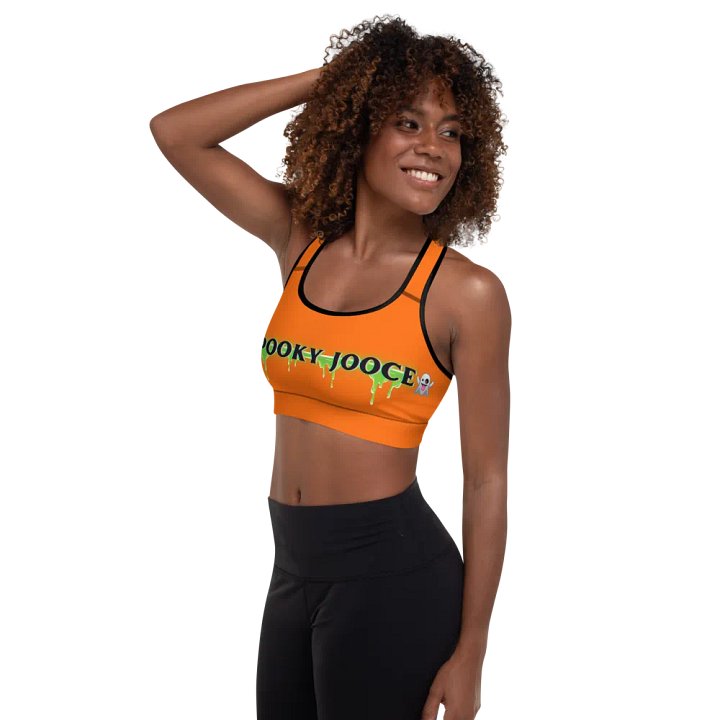 SPOOKY JOOCE Padded Sports Bra -Orange product image (2)
