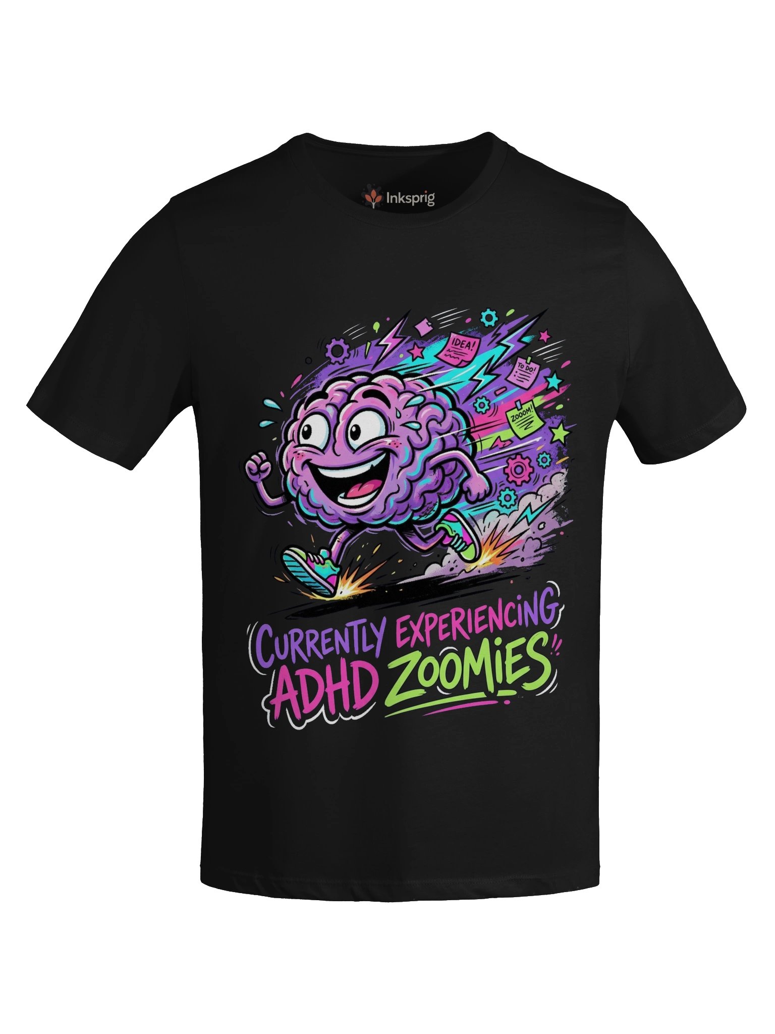 ADHD Zoomies Brain Tee product image (41)