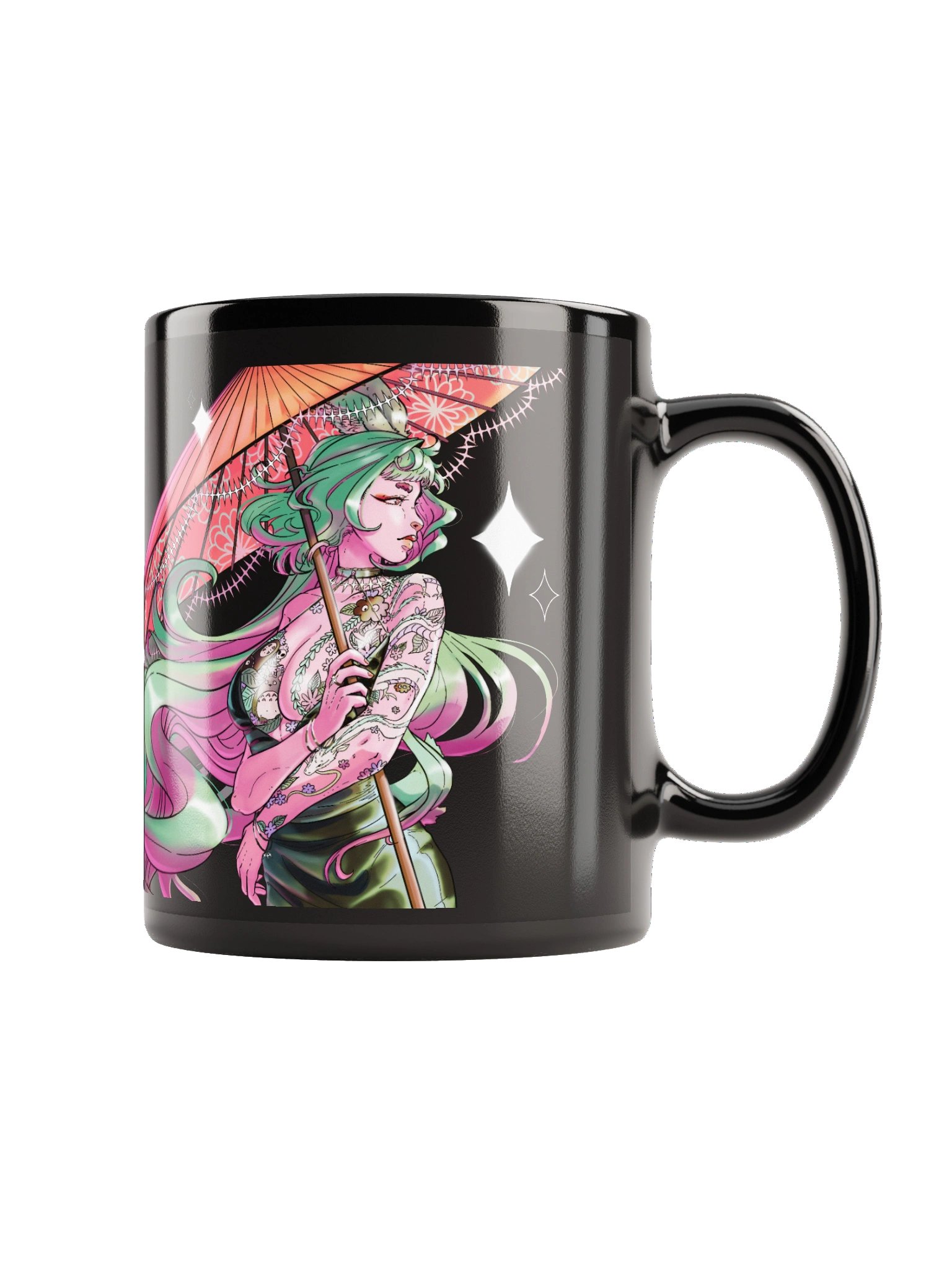 Sakura Mint Sparkle Mug product image (4)