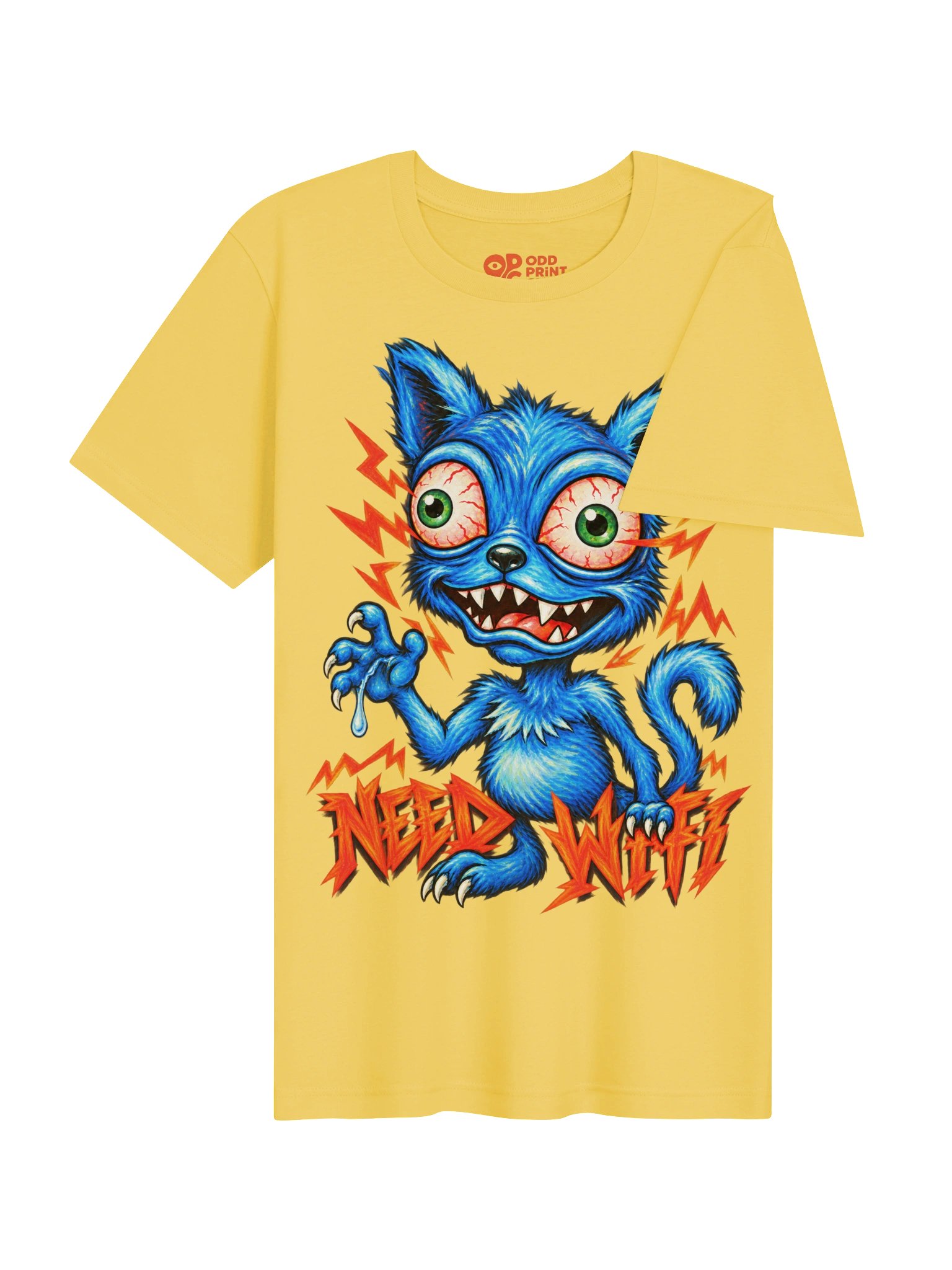SIGNAL FEVER - Need WiFi Monster Art T-Shirt product image (5)