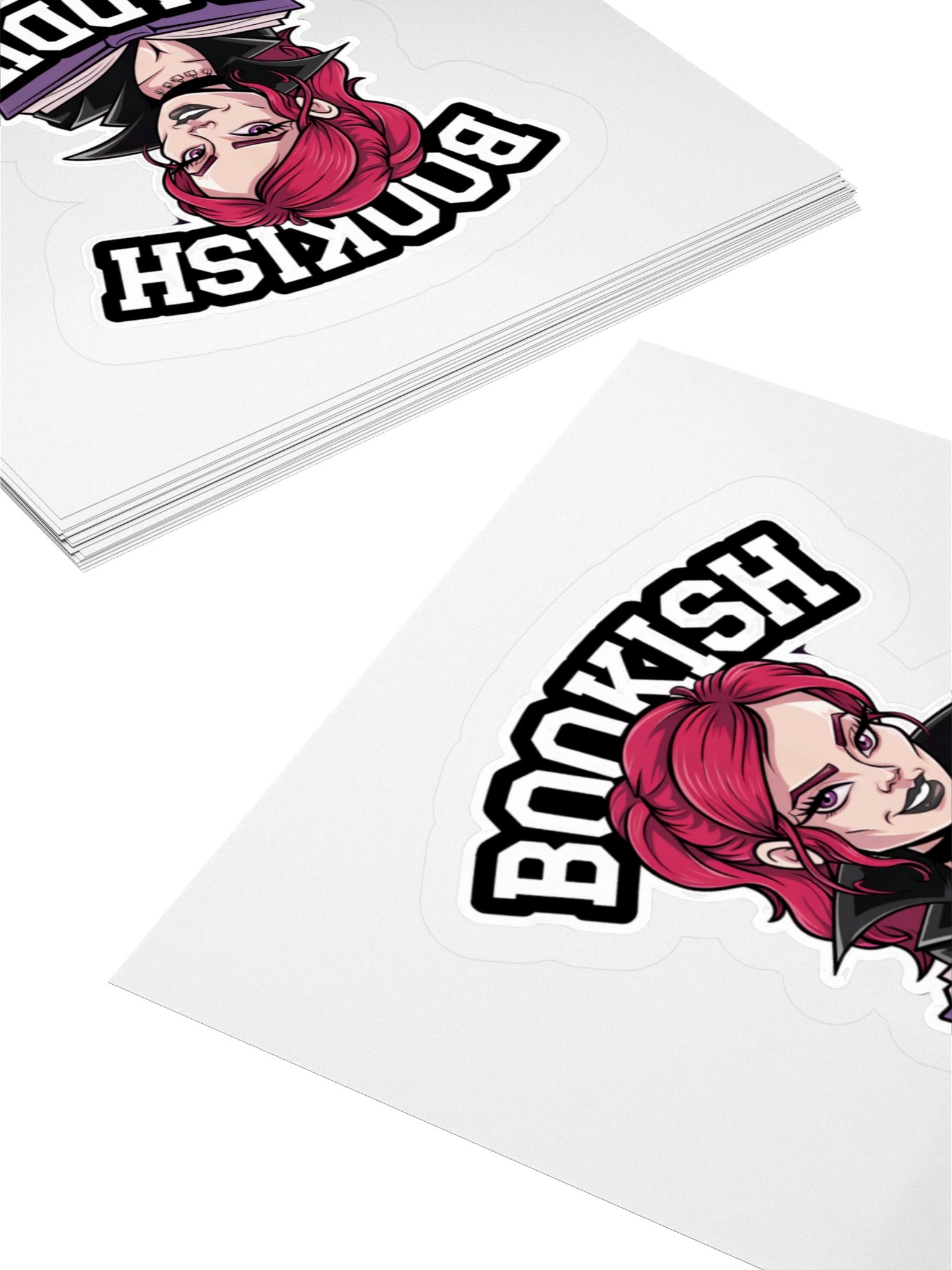 Bookish Baddie Vamp Sticker product image (12)