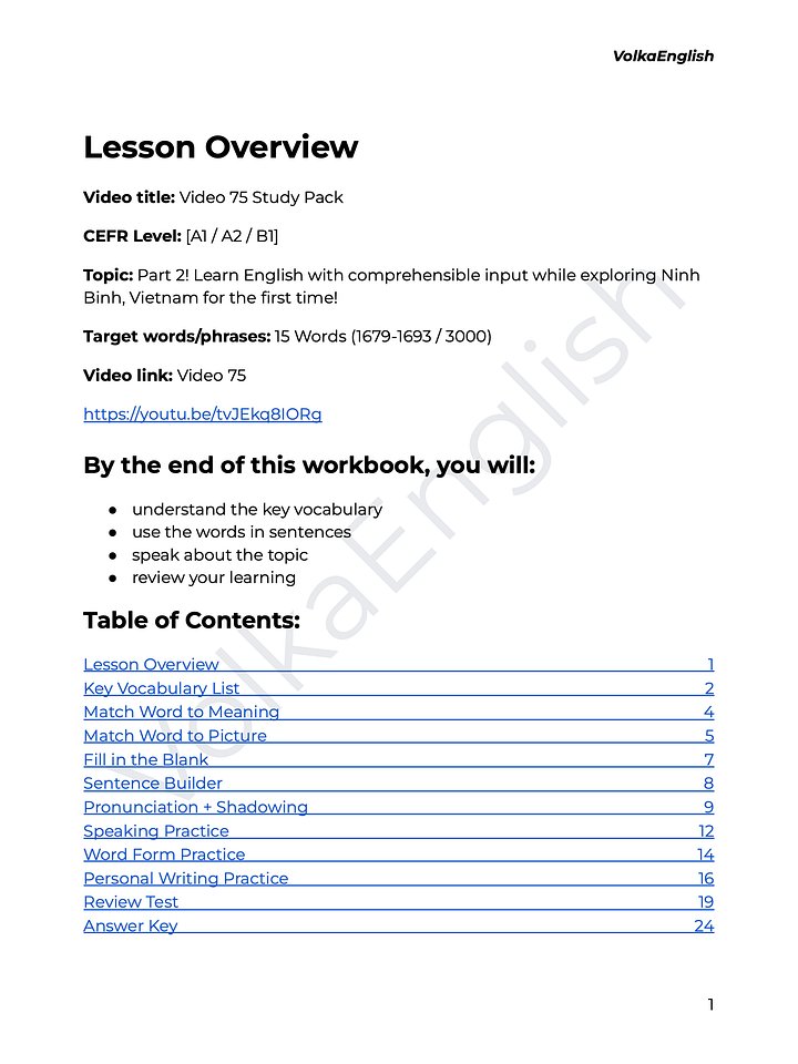 Video 75 Study Pack product image (2)