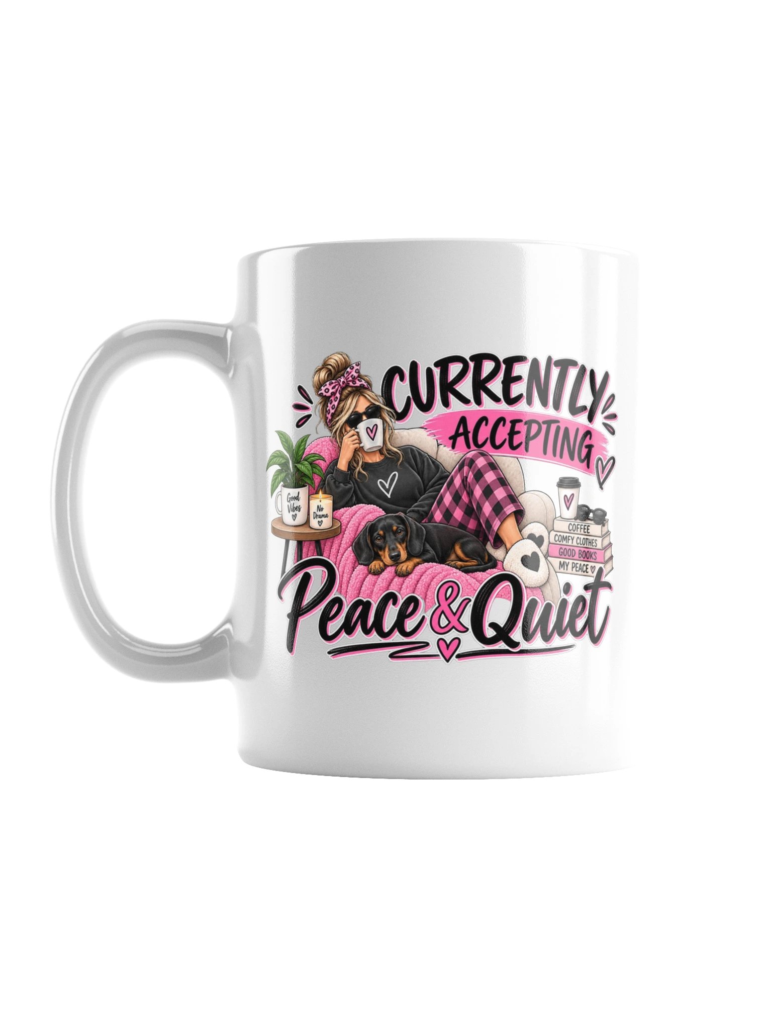 Peace & Quiet — White Glossy Mug product image (1)