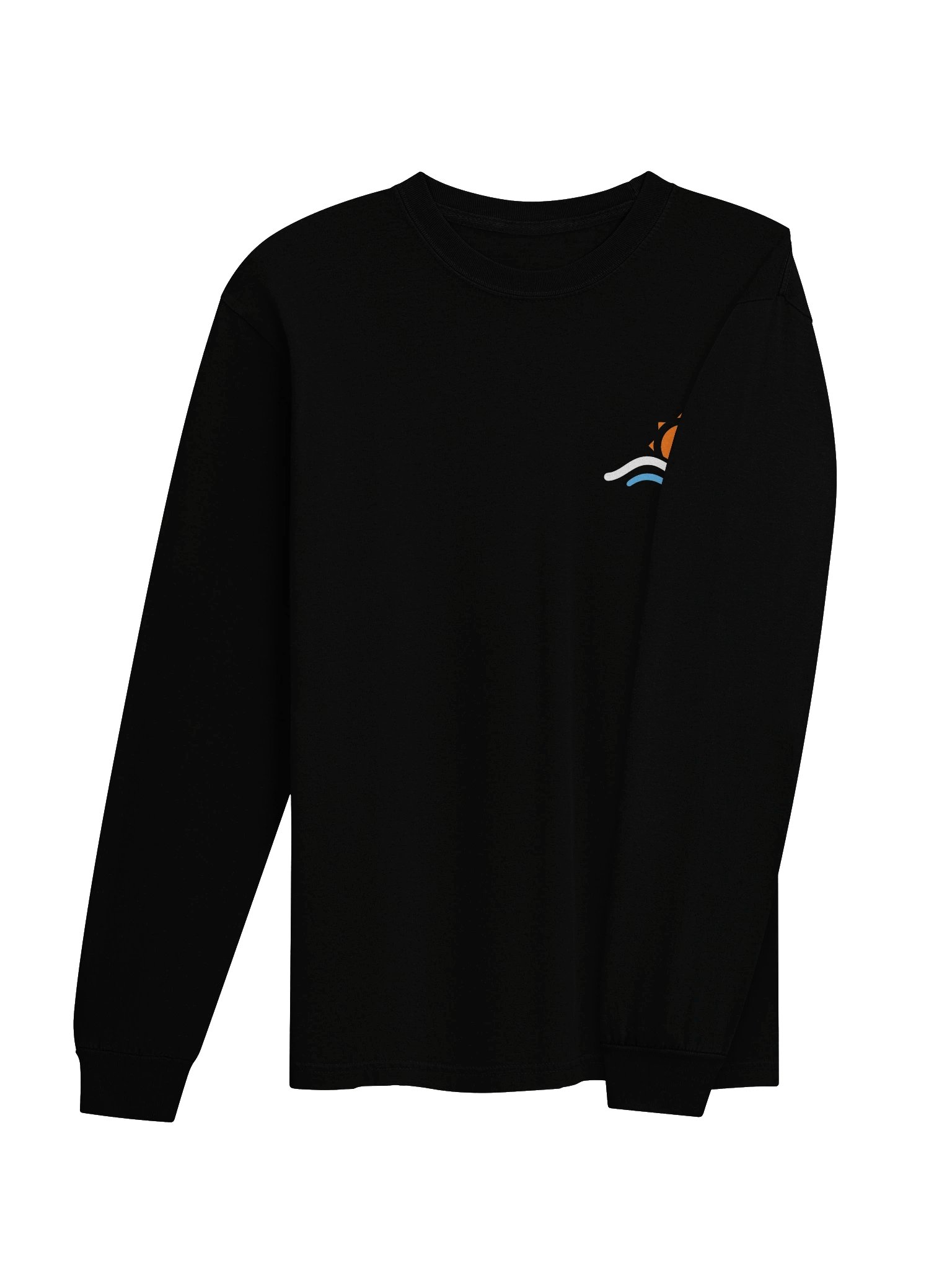 Front Pocket Logo and Full Back Graphic Long Sleeve (Light Logo) product image (4)