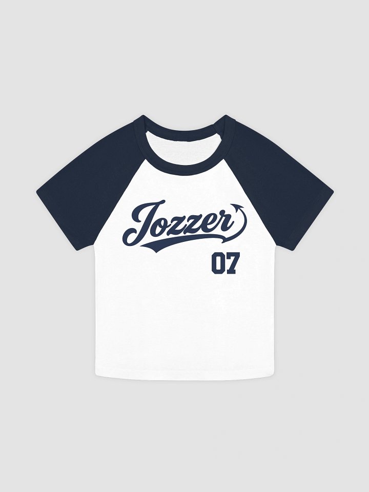Jozzer Baseball Logo - Raglan Crop [Navy] product image (1)