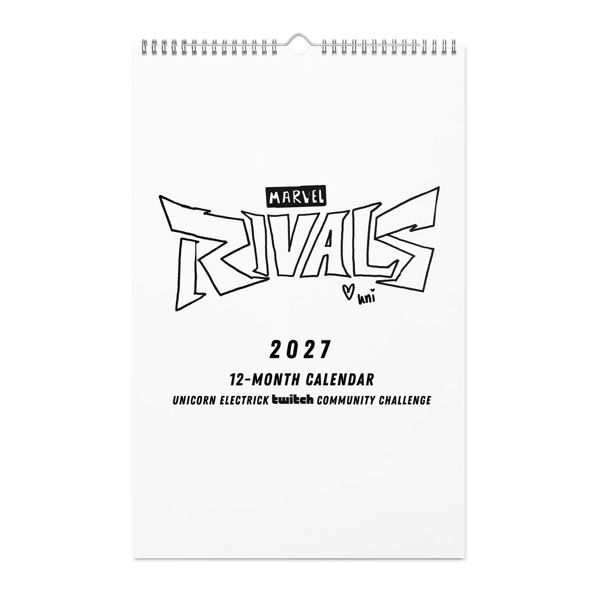 2027 Mervel Revels Wall Calendar product image (1)