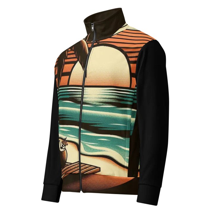 Sunset Serenity Recycled Track Jacket | AI Design product image (1)