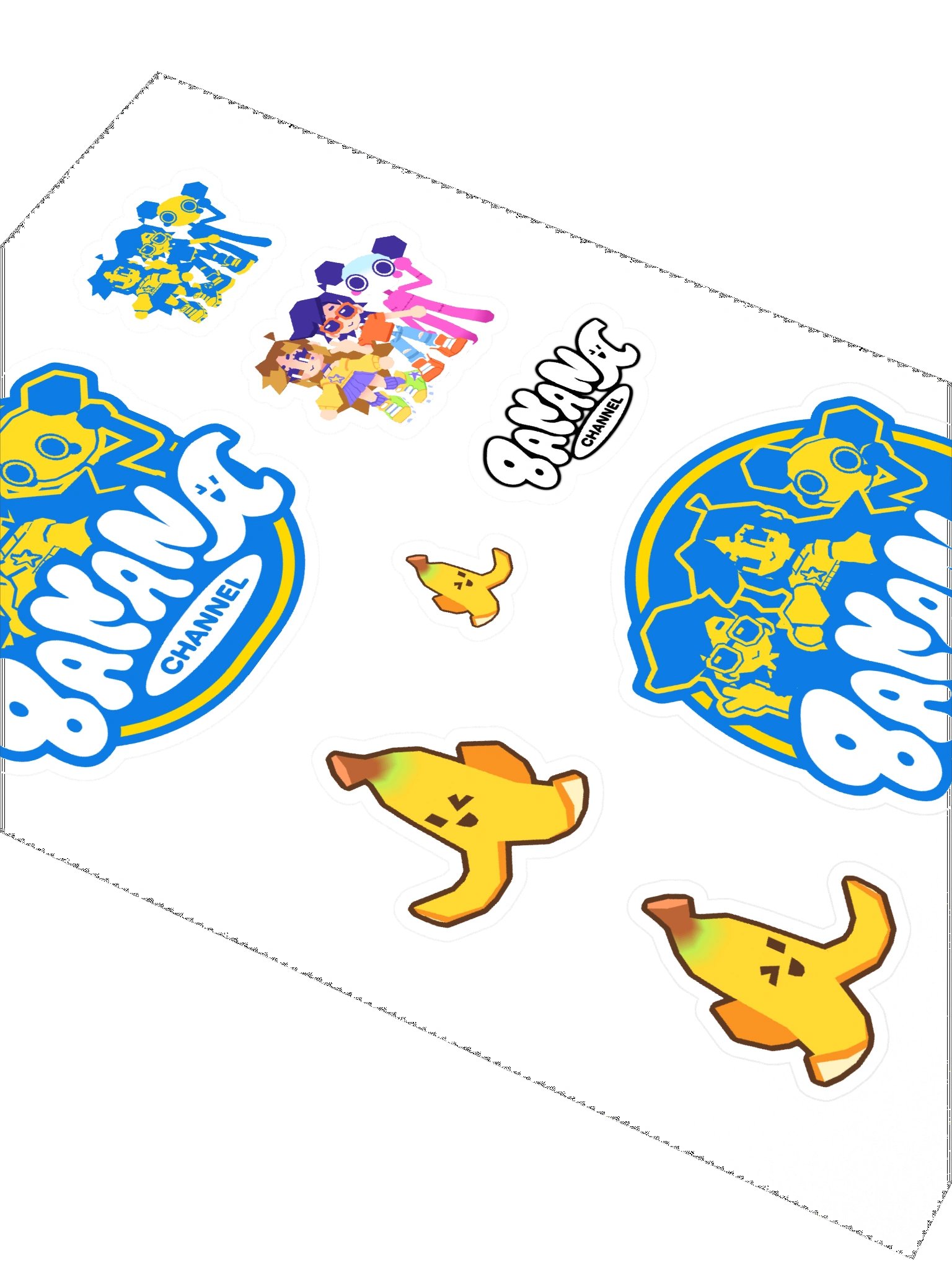 BANANA CHANNEL STICKER SHEET product image (3)