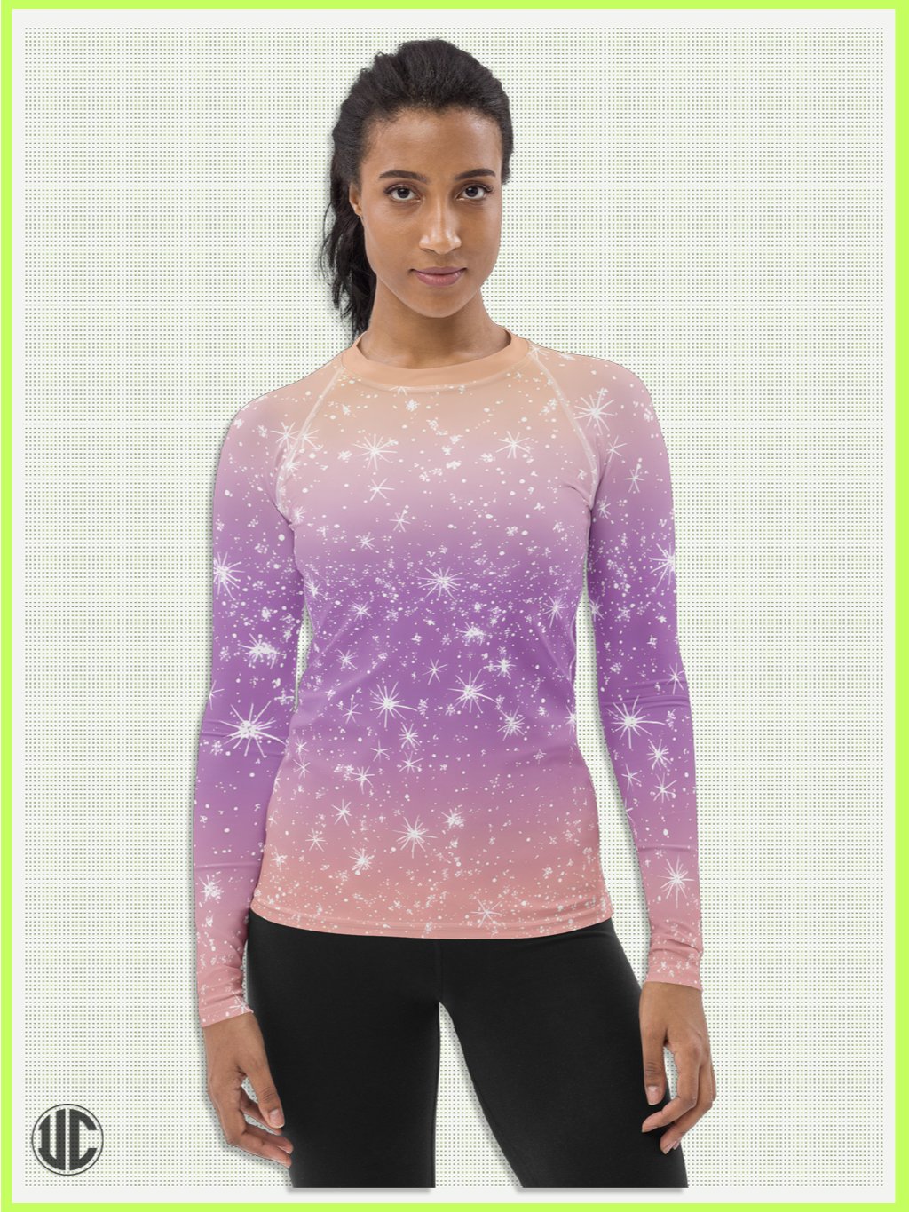 Cosmic Dusk - Women's Rash Guard product image (5)
