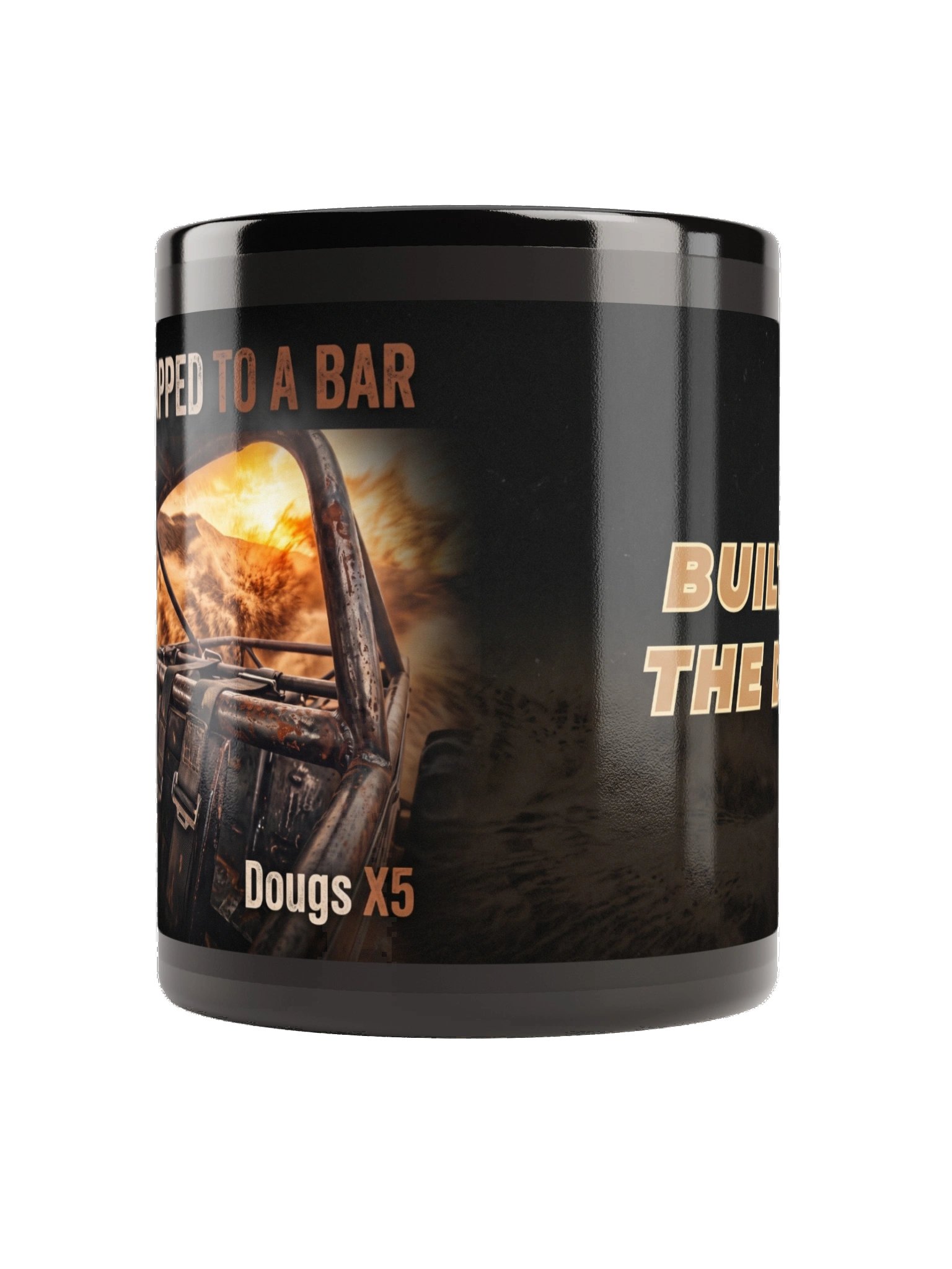 "Built For The Dunes" Black Ceramic Mug product image (3)