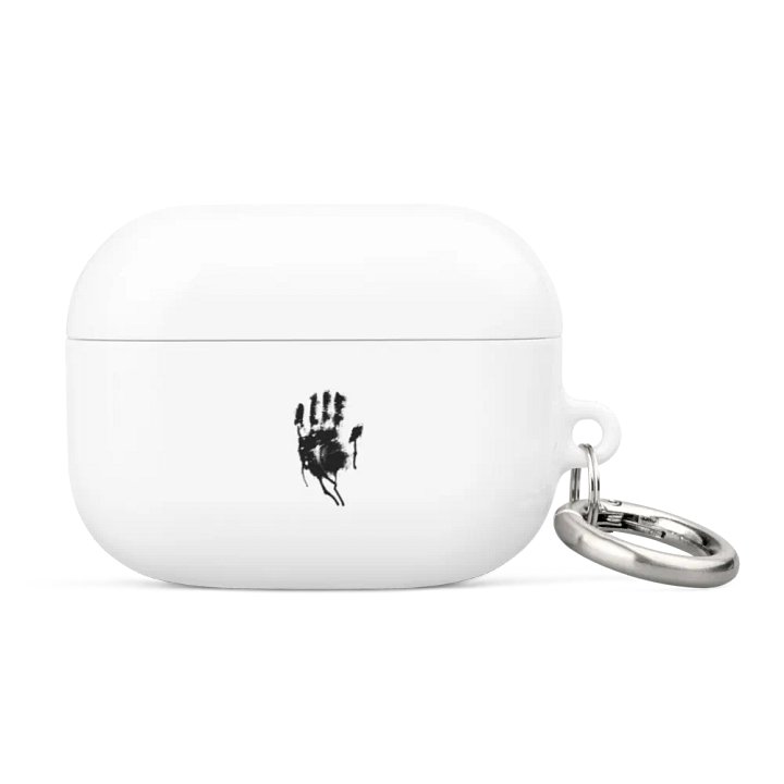 Waargebeurd Logo Airpods Case Glad (White) product image (1)