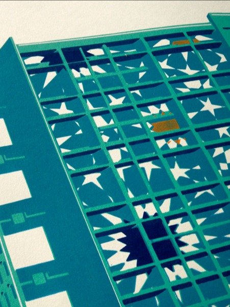 Trellick Art | Screenprints | Zellij product image (3)