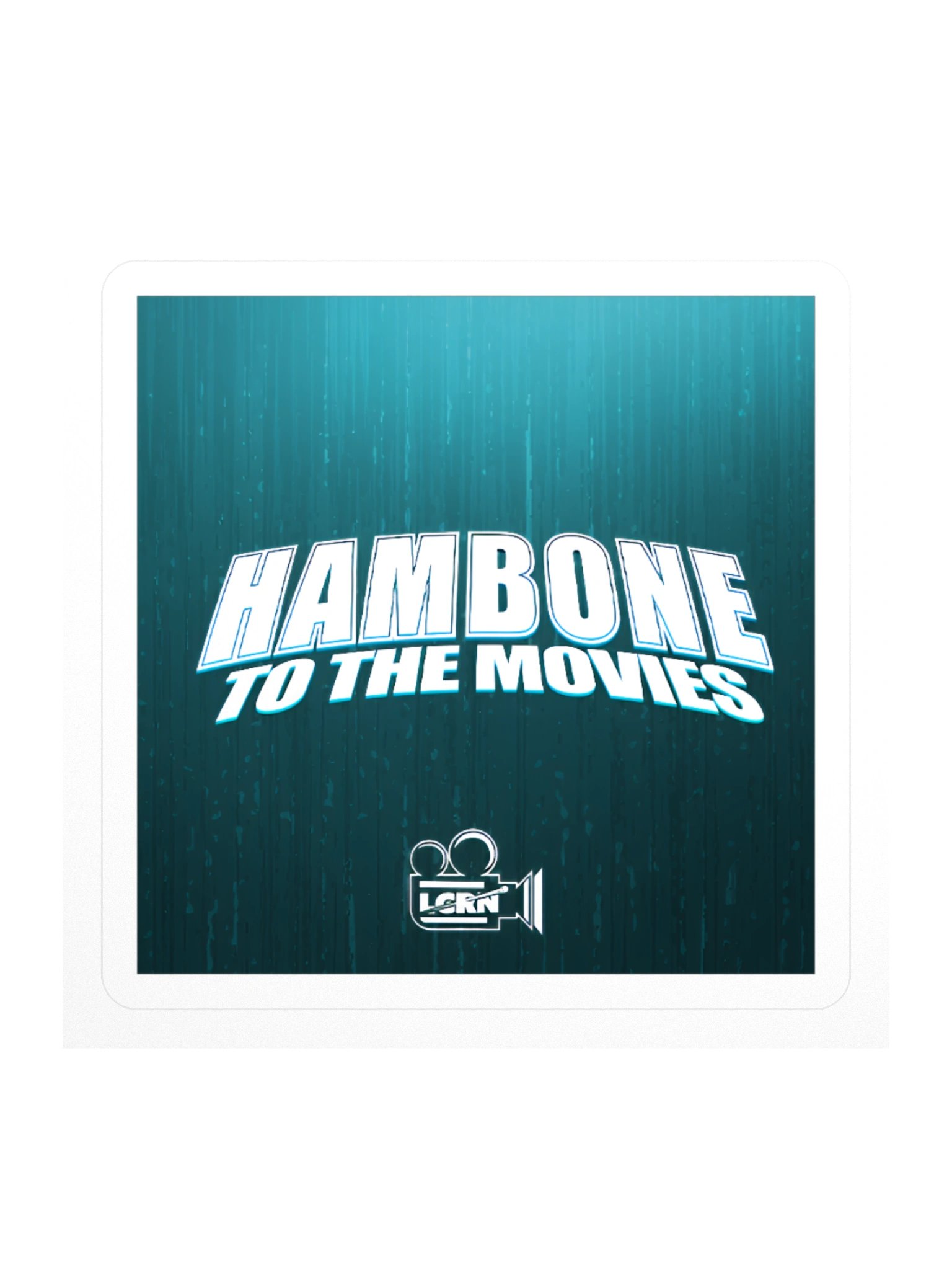 Reel Talk Square Sticker product image (1)