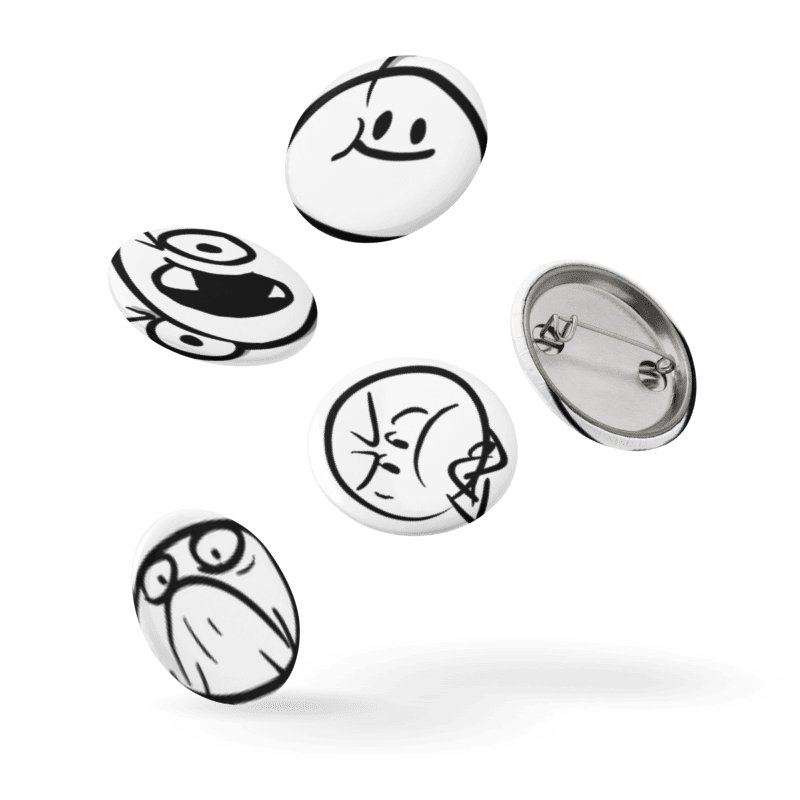 Eggheads Pin Buttons Set product image (6)
