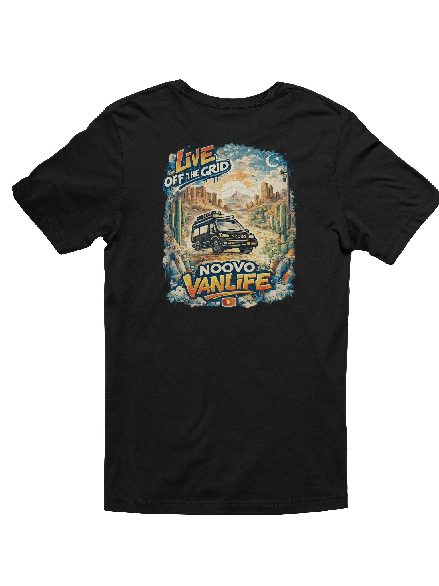 Live Off The Grid Black Tee product image (3)