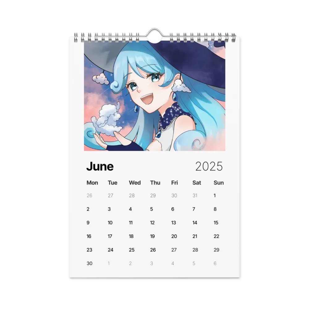 2025 CloudyClairity Calendar product image (8)