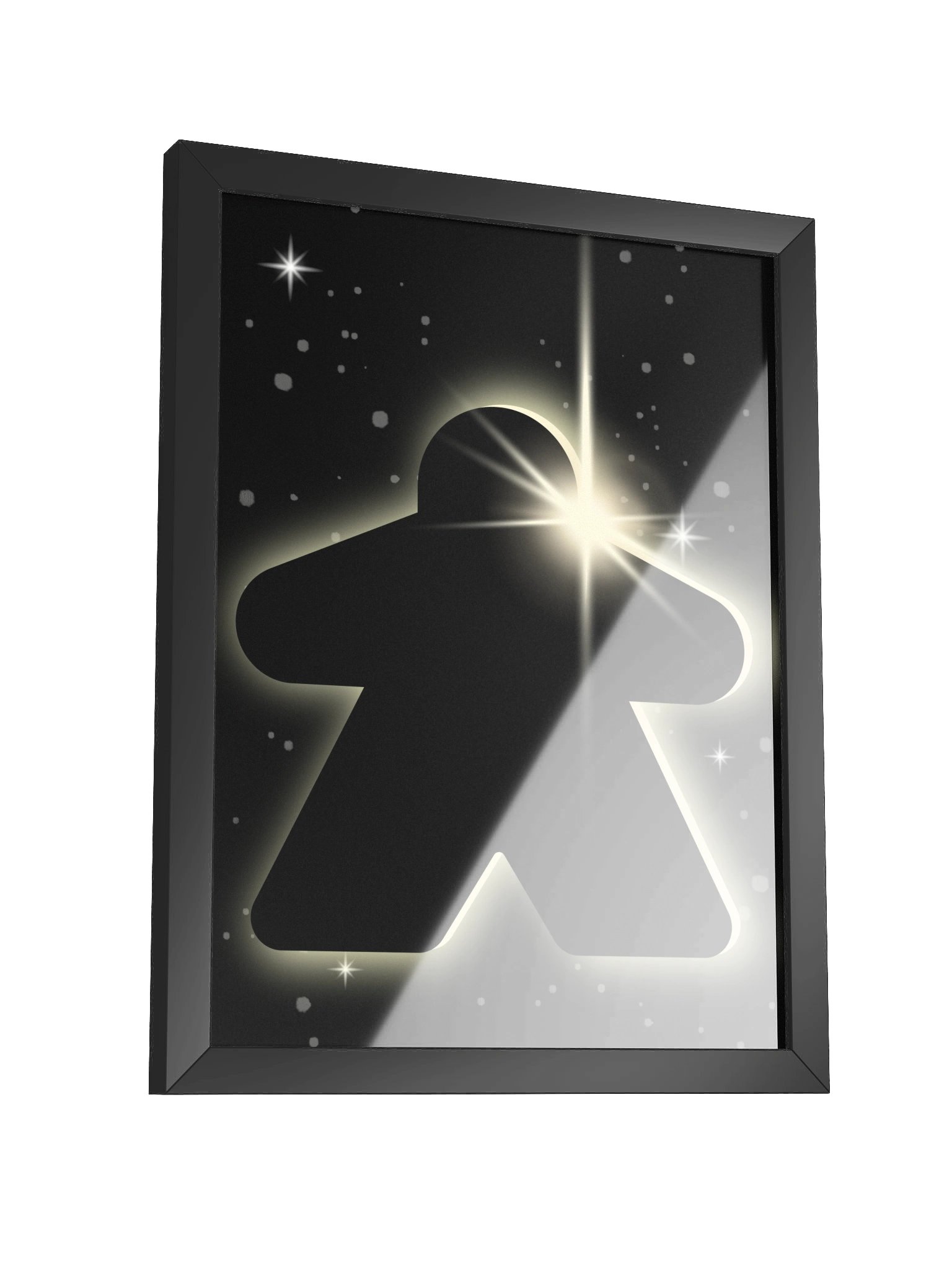 Meeple Eclipse Board Game Room Poster - FRAMED product image (11)