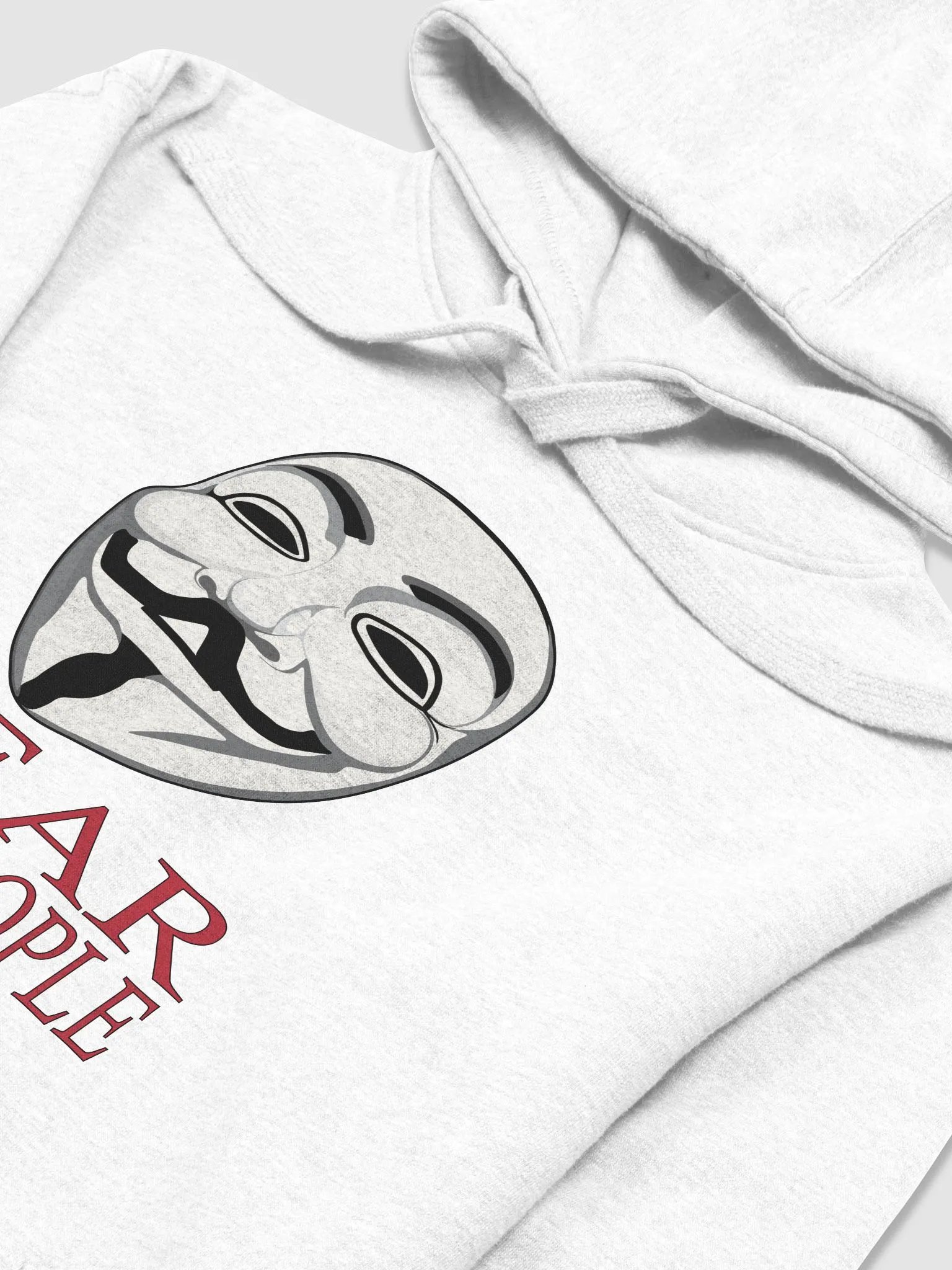 Fear The People - 02 - Red - Cotton Heritage Unisex Premium Hoodie product image (1)