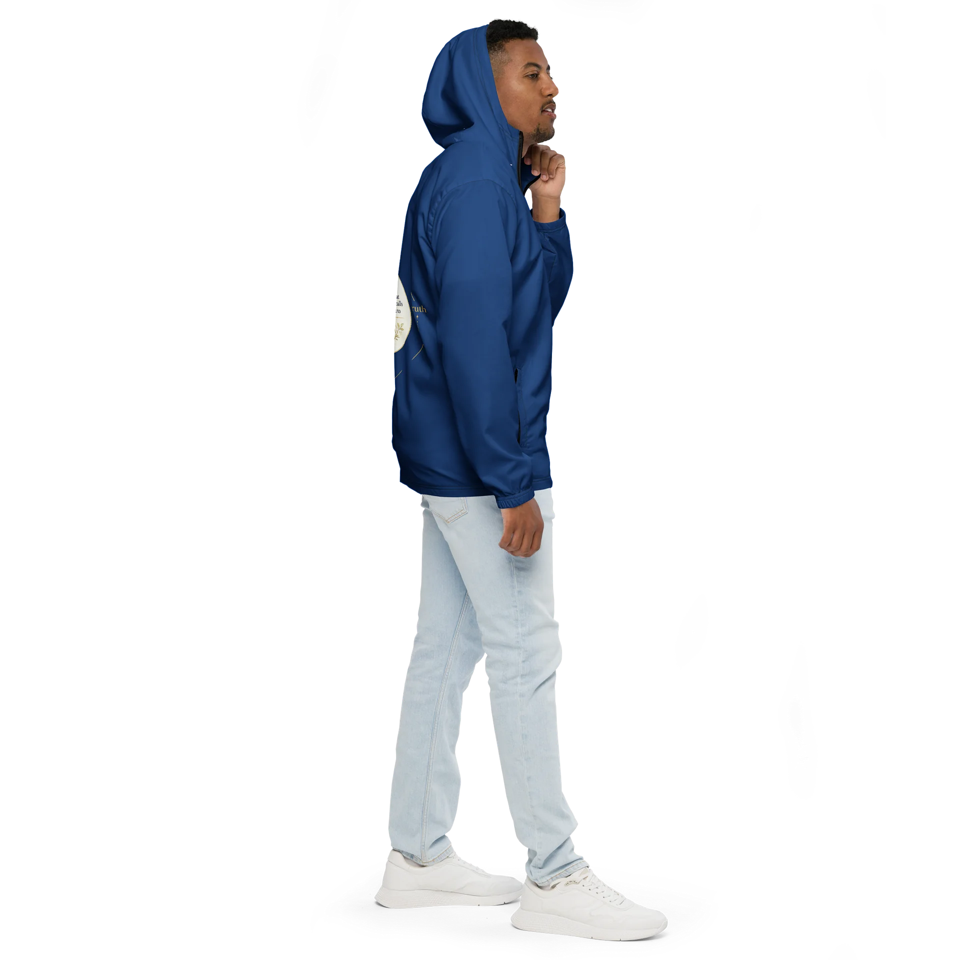 Blue faith-inspired jacket product image (5)
