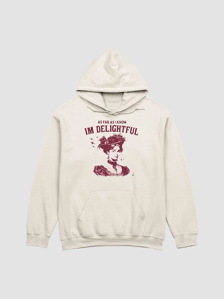 As far as I know I'm delightful Hoodie product image (1)