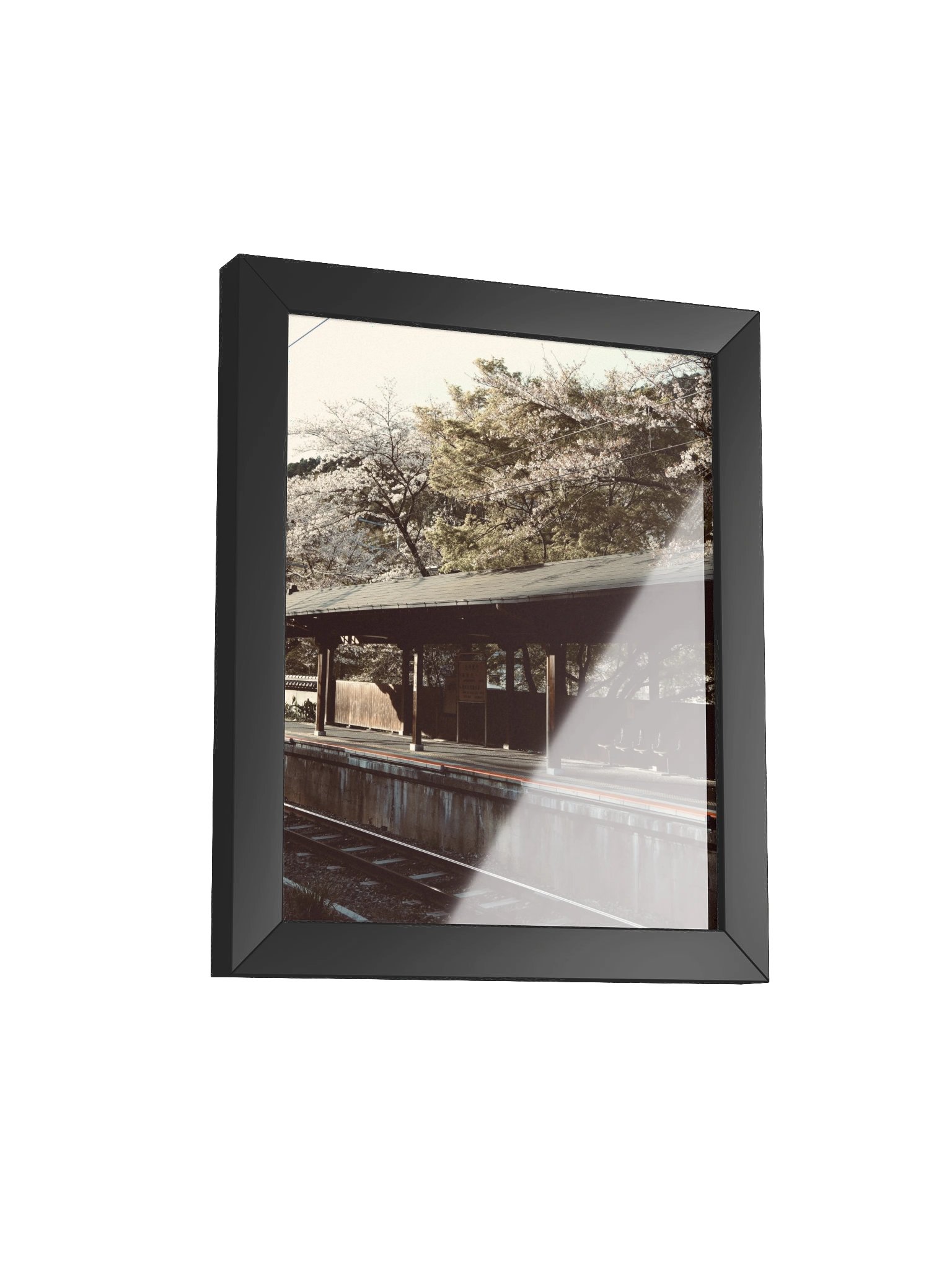 Japan Train Sation with Sakura product image (27)