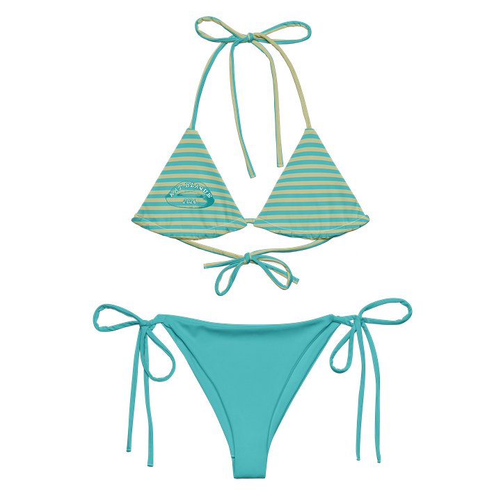 Green Stripped Bikini product image (1)