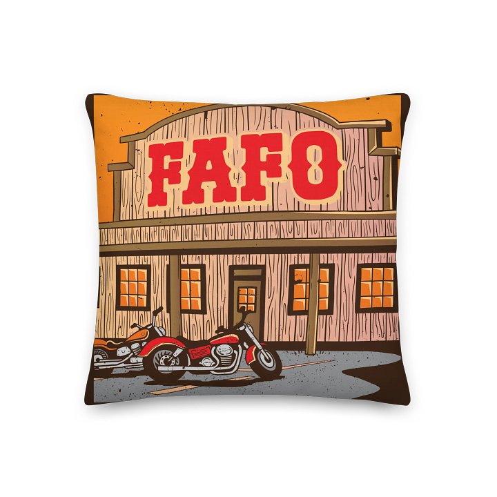 FAFO Throw Pillow product image (1)