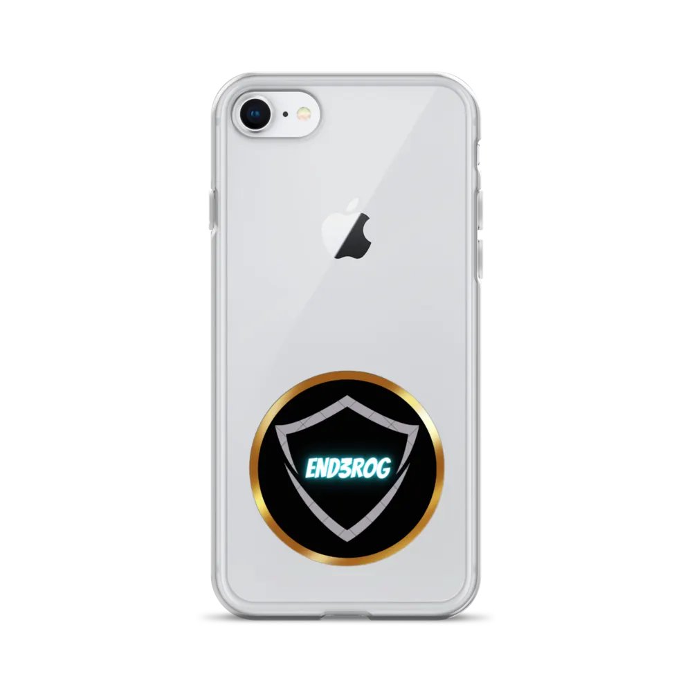 Glowing Shield Logo Clear iPhone Case product image (20)