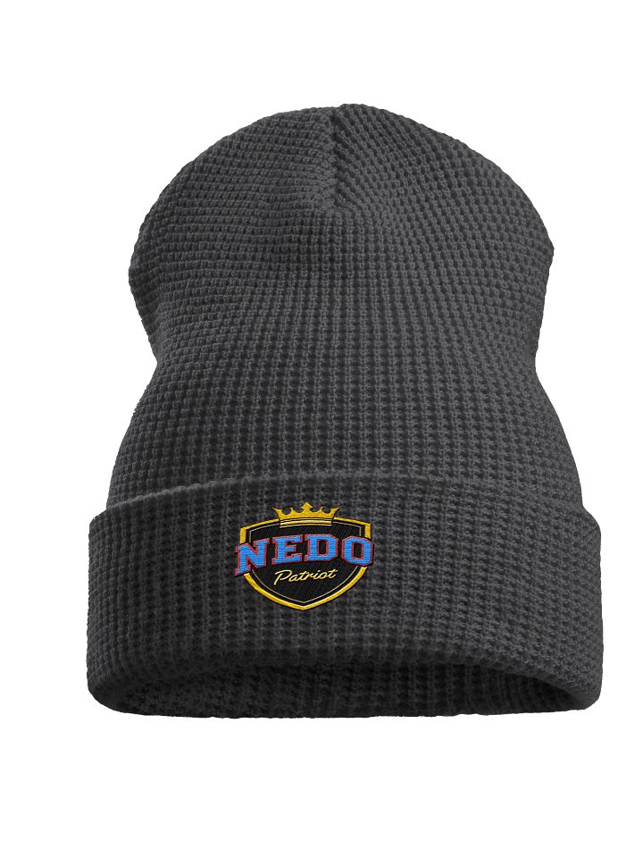 Patriot Shield Waffle Beanie product image (4)