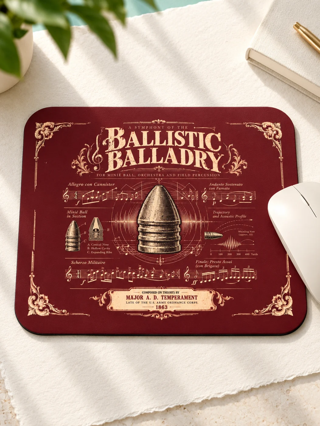 Ballistic Balladry Civil War Coaster product image (1)