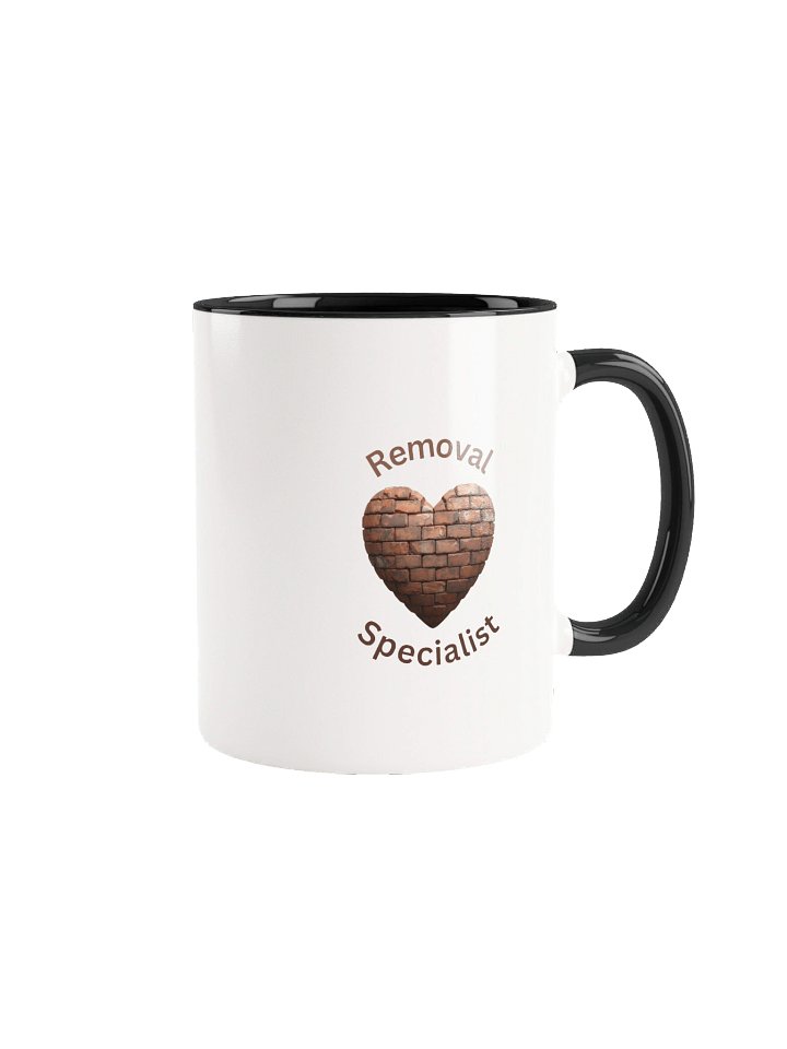 Heart Wall Removal Specialist Ceramic Mug-Original Brick and Brown product image (1)