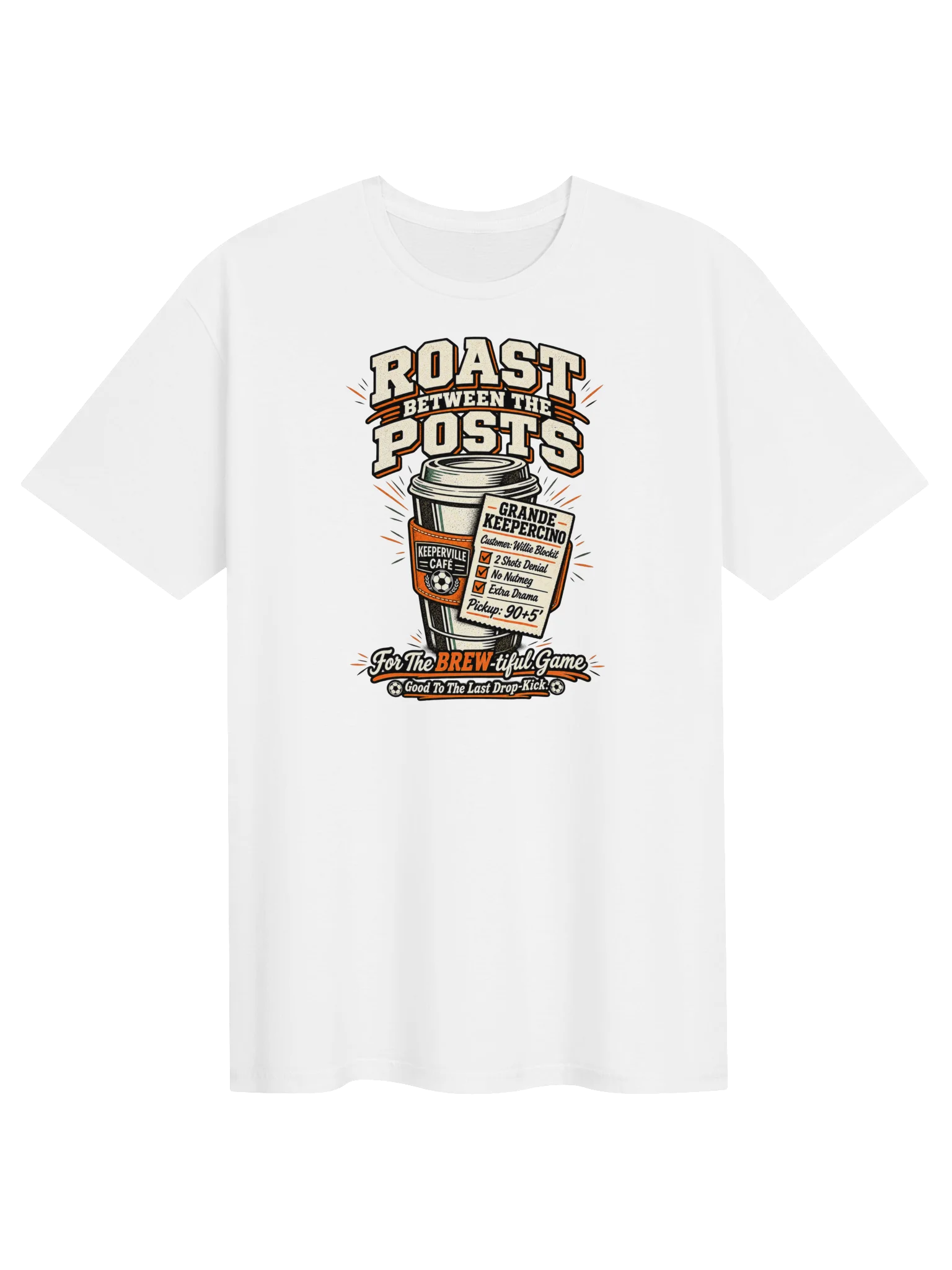 Goalkeeper Keepercino Soccer Tee product image (91)