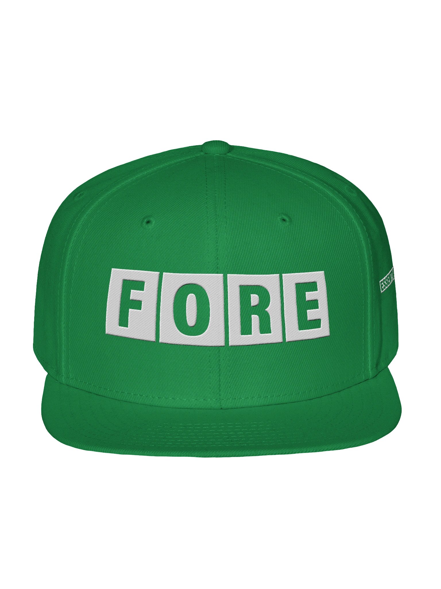 Snapback cap with “Fore” written on it product image (1)