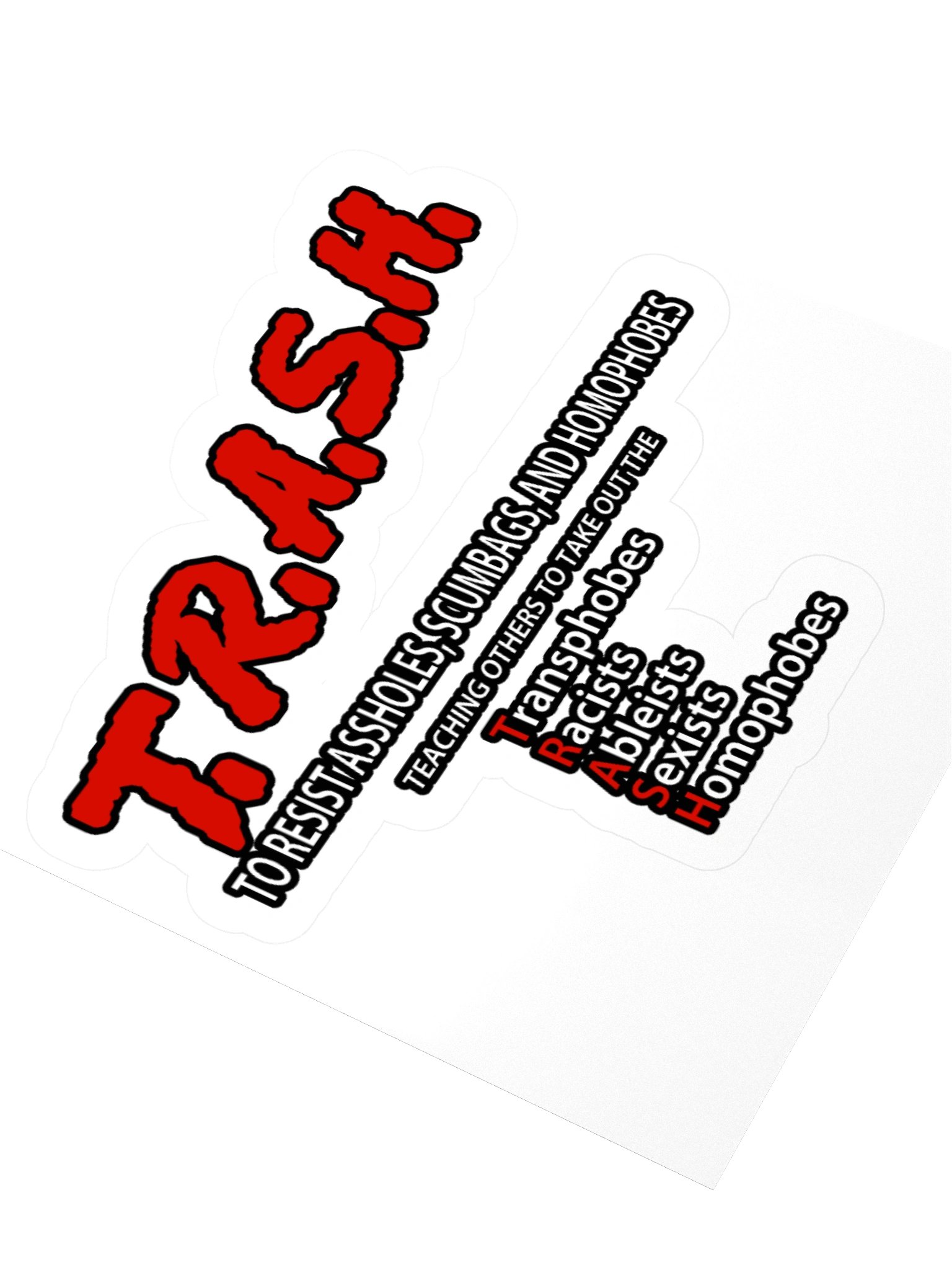 NEW! TRASH Sticker product image (3)