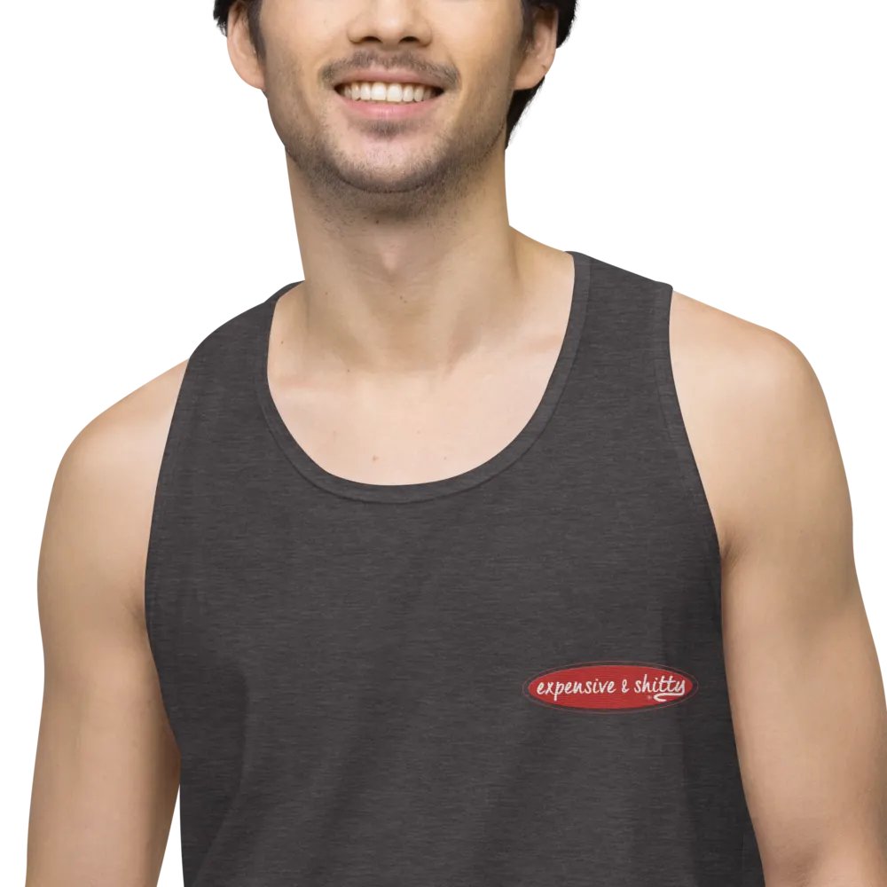EXPENSIVE & SHITTY UNISEX EMBROIDERED SLEEVELESS TEE product image (9)