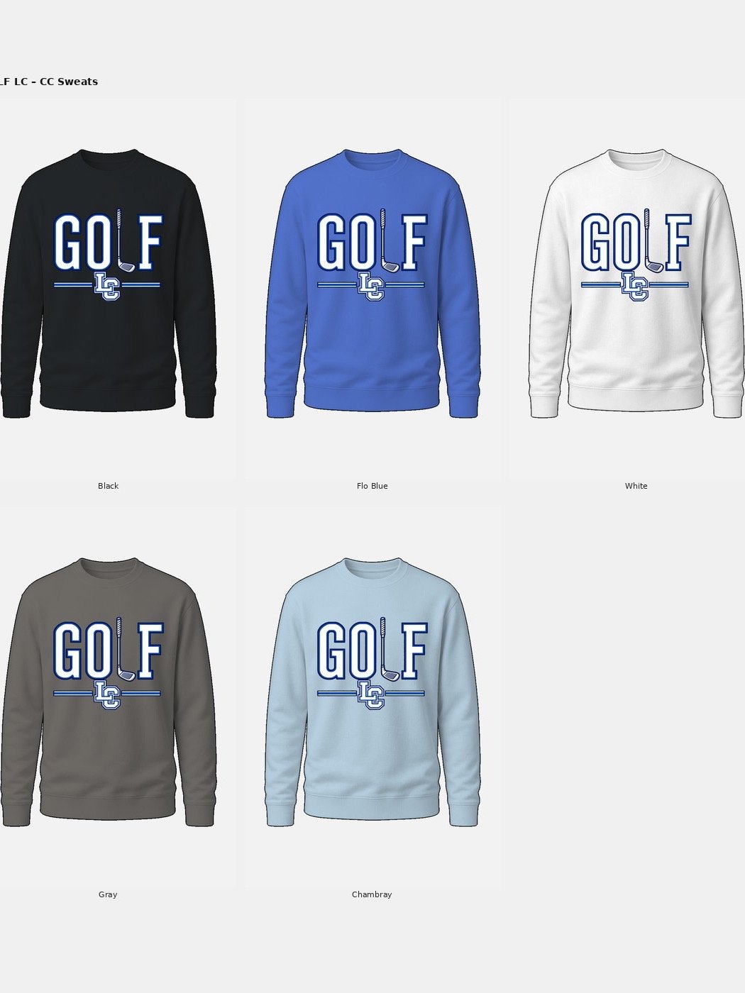 golf Comfort Colors Sweatshirt product image (5)
