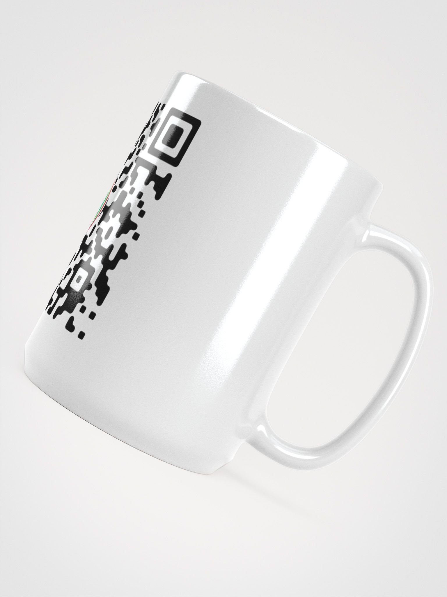 Vivid QR Code Circle Mug product image (5)