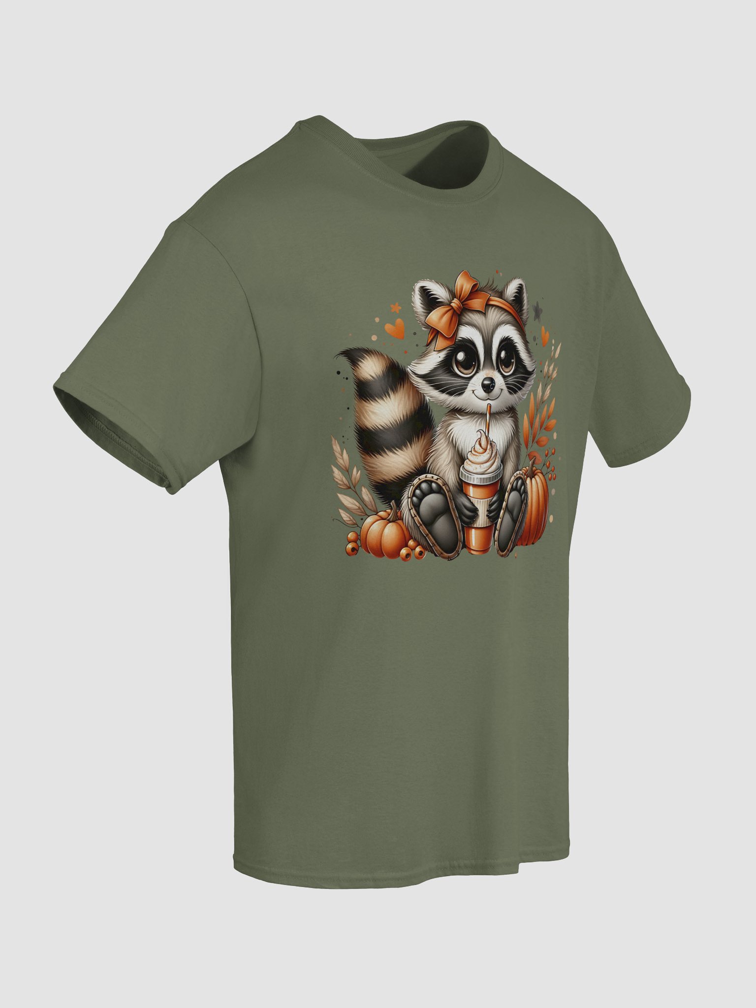 Raccoon Pumpkin Spice Tee product image (56)