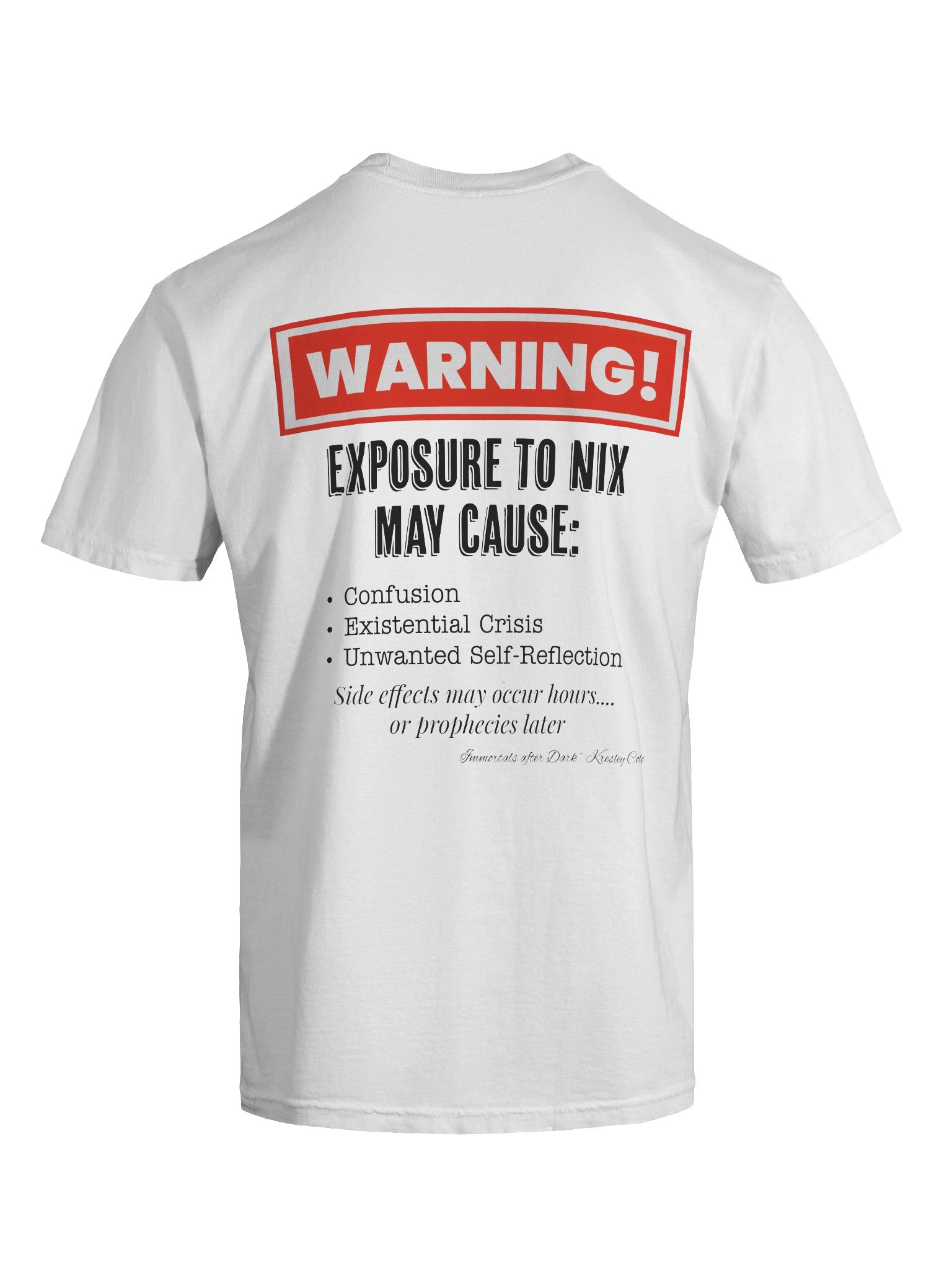 Nix Warning Label Classic Tee- Light Colors product image (74)