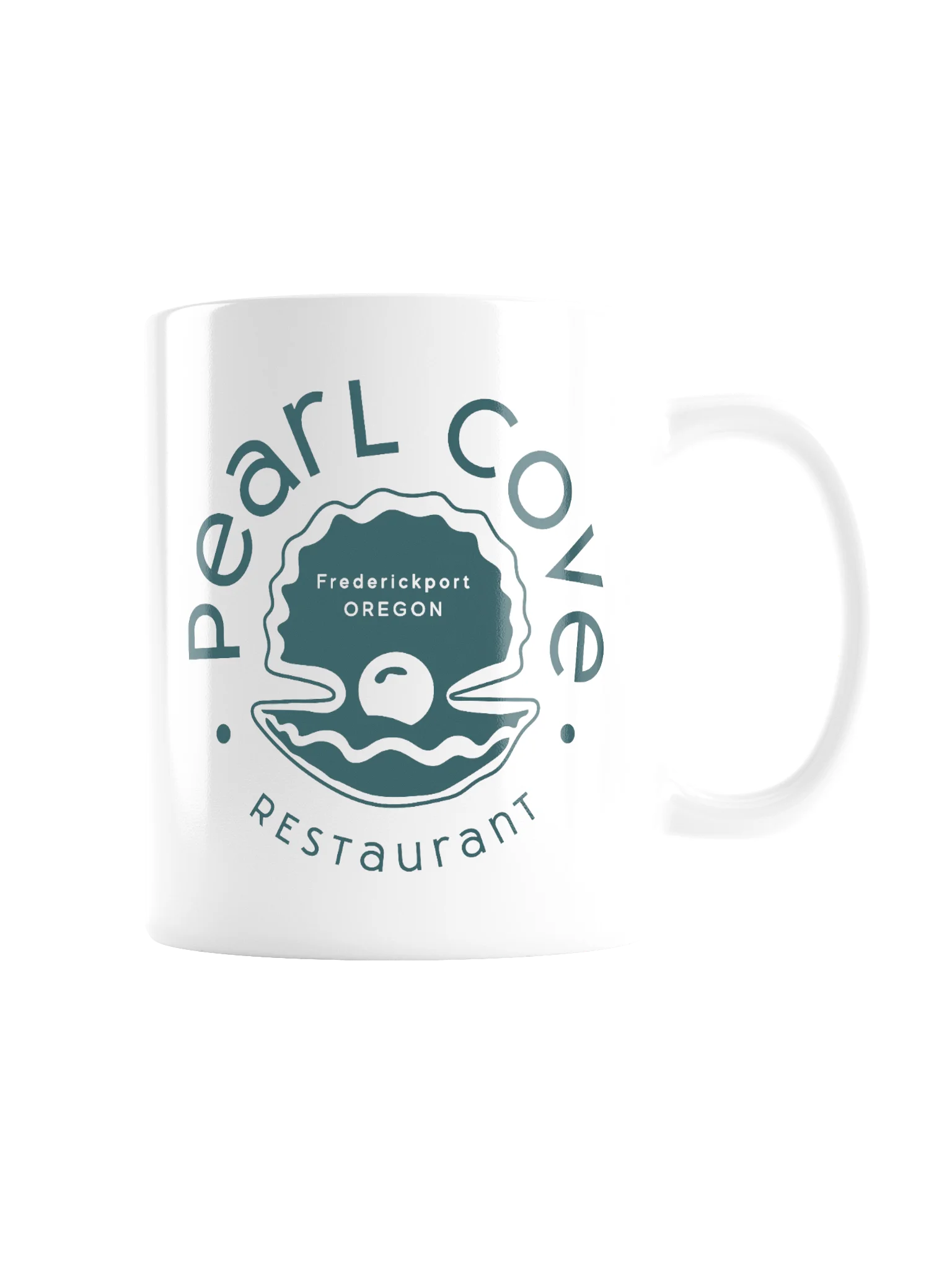 Pearl Cove Teal Coffee Mug product image (9)