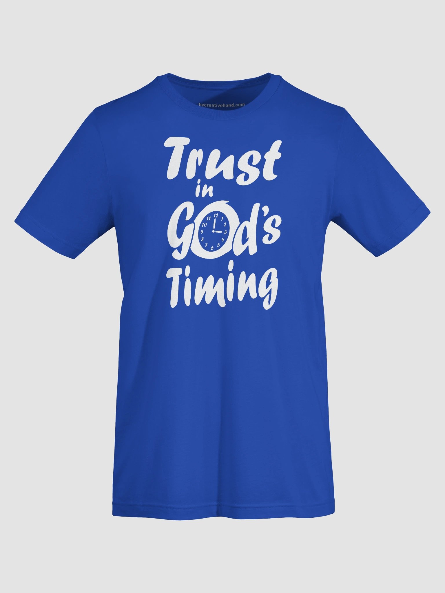 Trust in God's Timing Clock T-Shirt WTX product image (78)