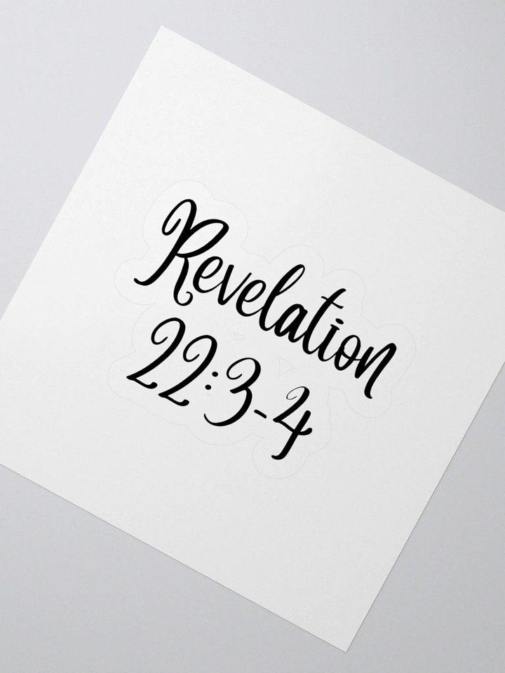 Revelation 22:3-4 product image (6)
