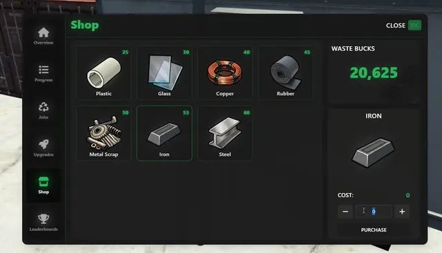 FiveM Garbage Job Script (2026) | Multiplayer | Dynamic Routes, Progression | ESX/QB/QBOX product image (3)
