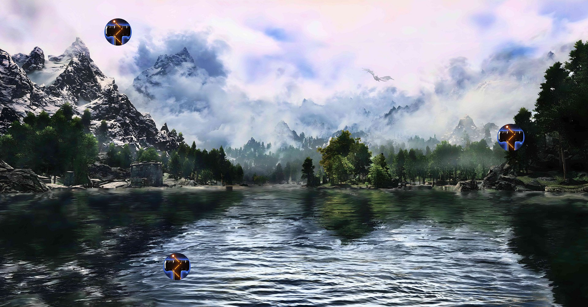 "Lake Ilinata" Deskmat product image (1)