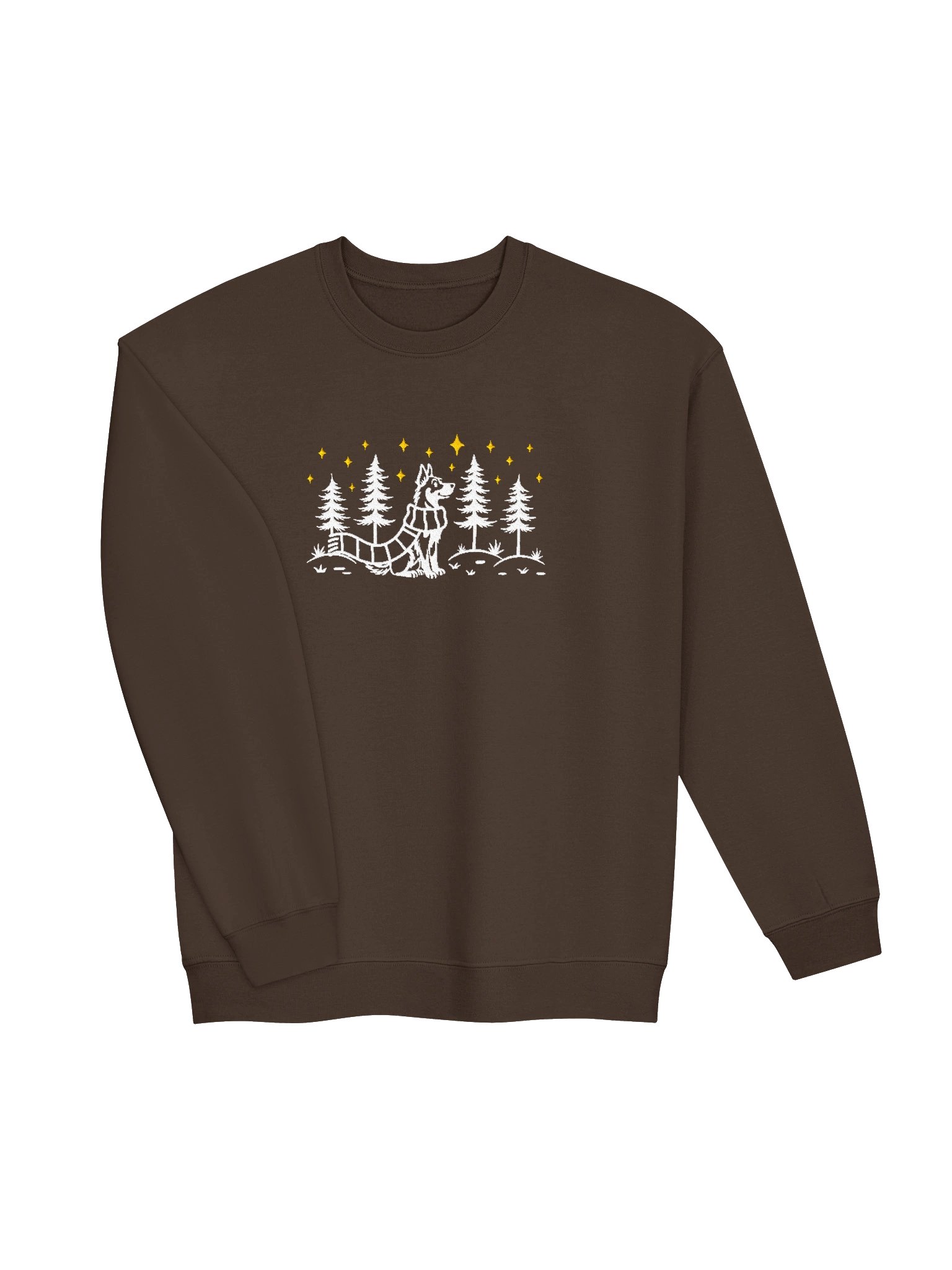 Beauceron(Cropped Ears) Winter/Christmas Line Art Design Embroidered Sweatshirt product image (3)