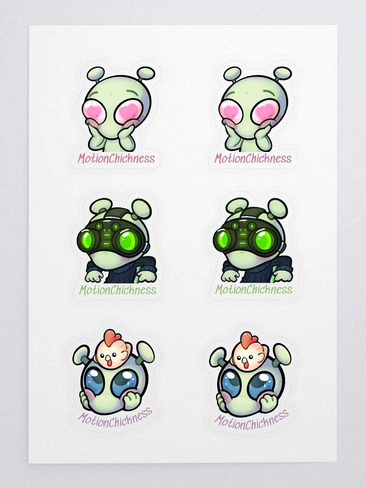 Emote Sticker Sheet product image (1)