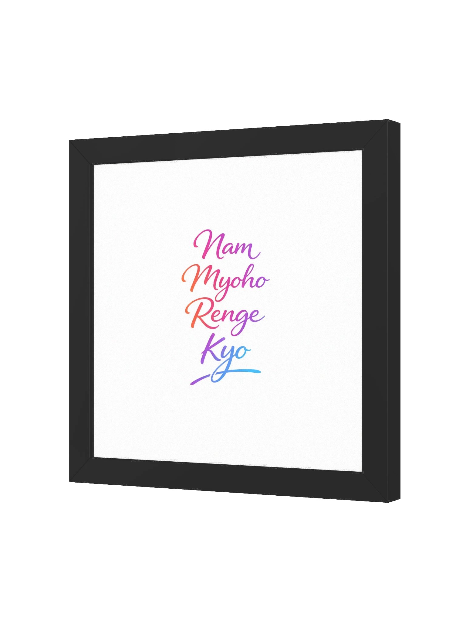Nam Myoho Renge Kyo Framed Poster for Daily Chanting and Faith product image (26)