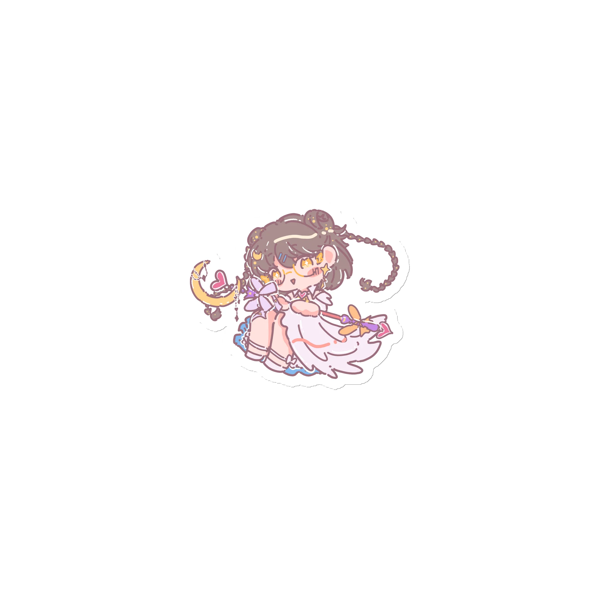 Flat Magnet | Chibi Staff J product image (1)