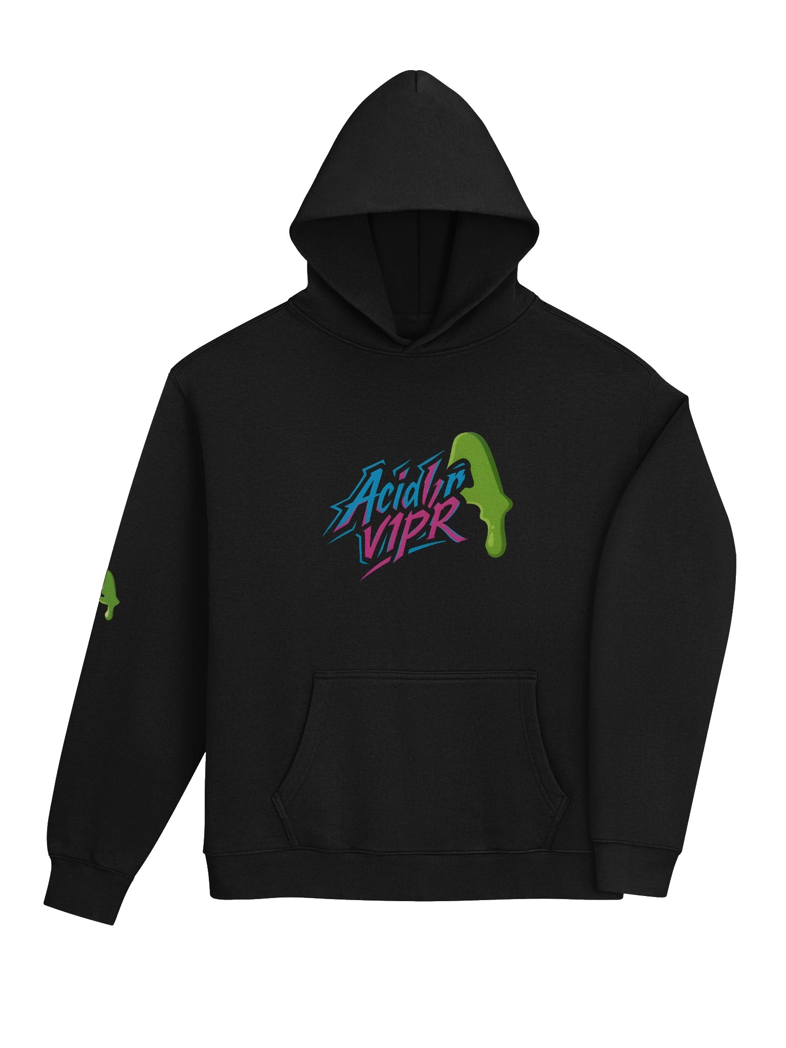 Neon Drip Acid V1p3R Eco Hoodie product image (4)